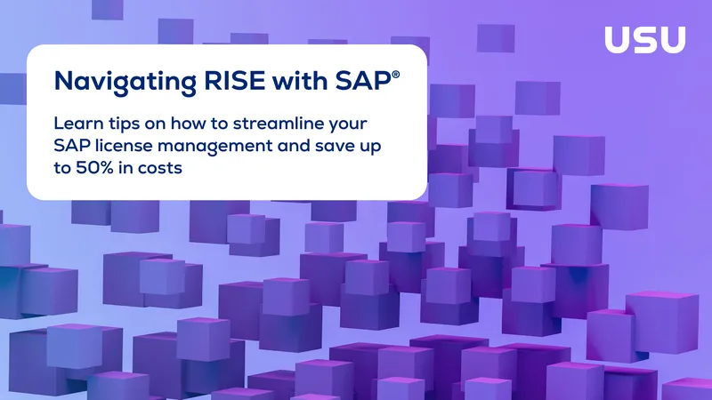 Navigating RISE with SAP License Management