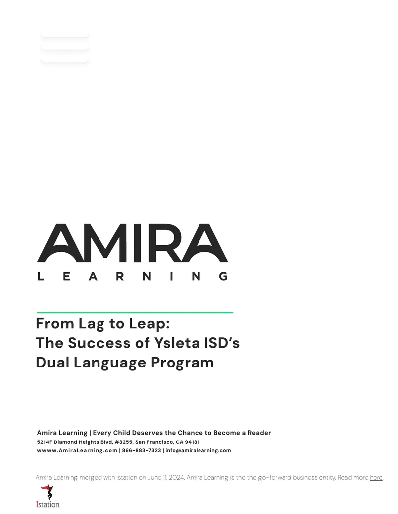Success of Ysleta ISD’s Dual Language Program