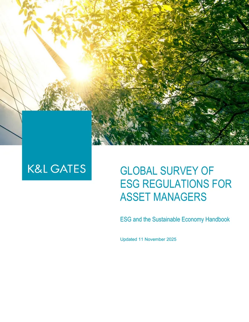 Global Survey of ESG Regulations for Asset Managers
