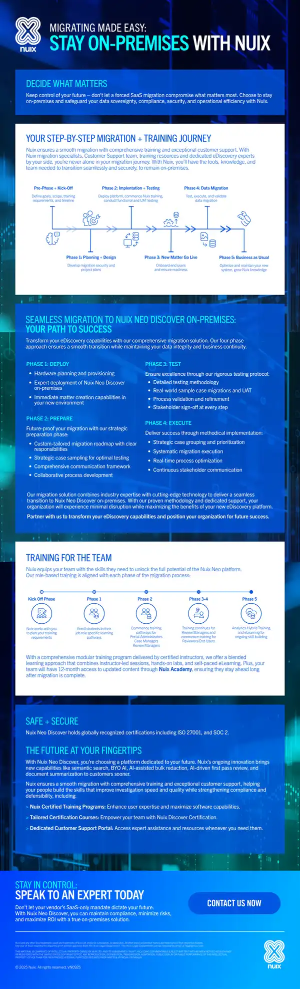 On-Premises Migration Strategy for Nuix Neo Discover