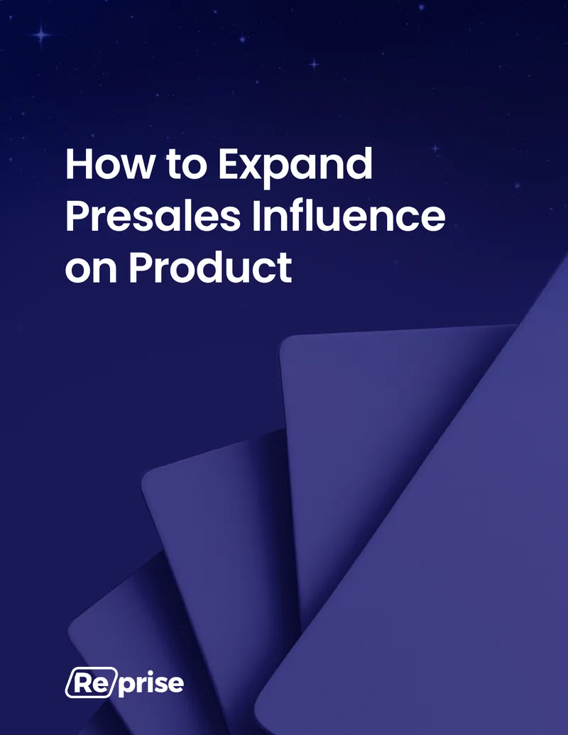 Expanding Presales Influence on Product Development