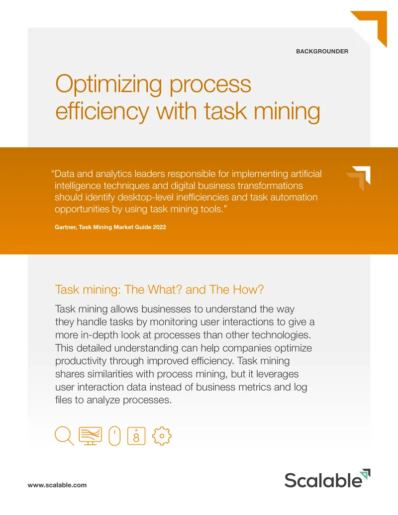 Task Mining for Process Optimization