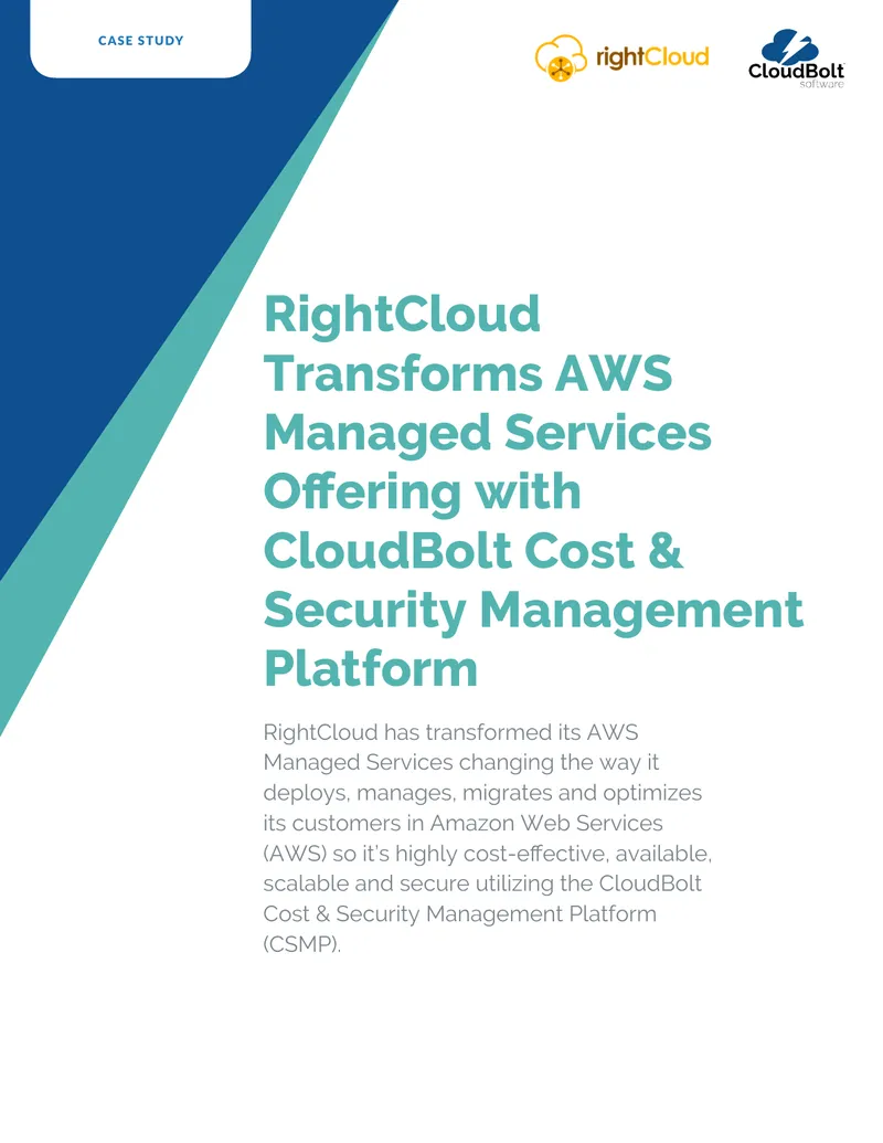 RightCloud AWS Managed Services Transformation Case Study
