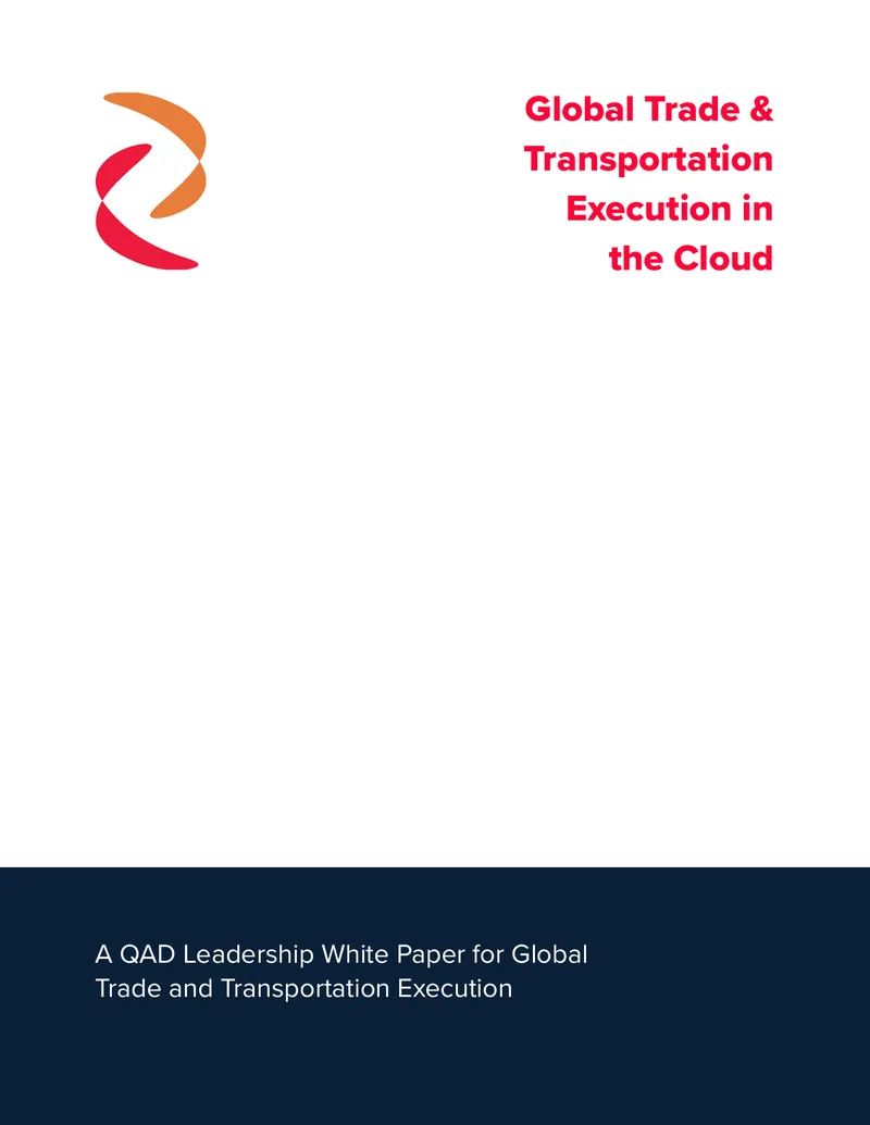 Global Trade and Transportation Execution in the Cloud
