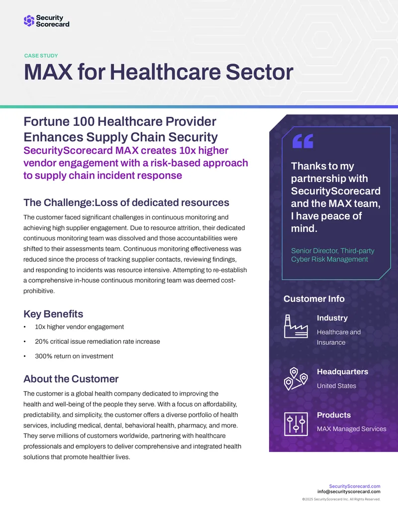Supply Chain Security Enhancement Case Study