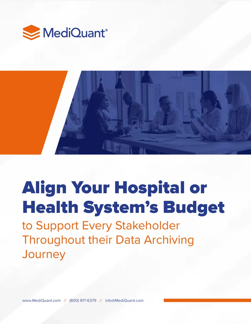 Data Archiving Strategy for Health Systems