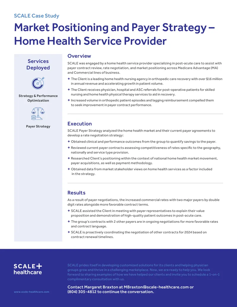 Market Positioning and Payer Strategy Case Study