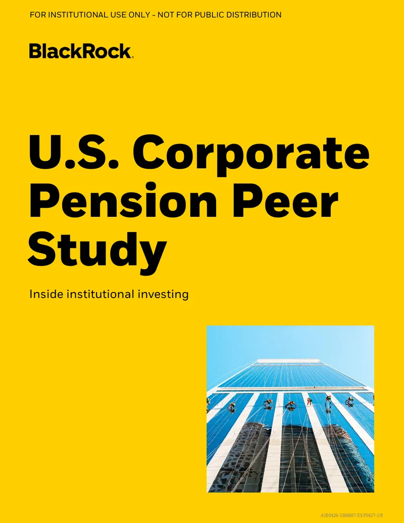 U.S. Corporate Pension Peer Study