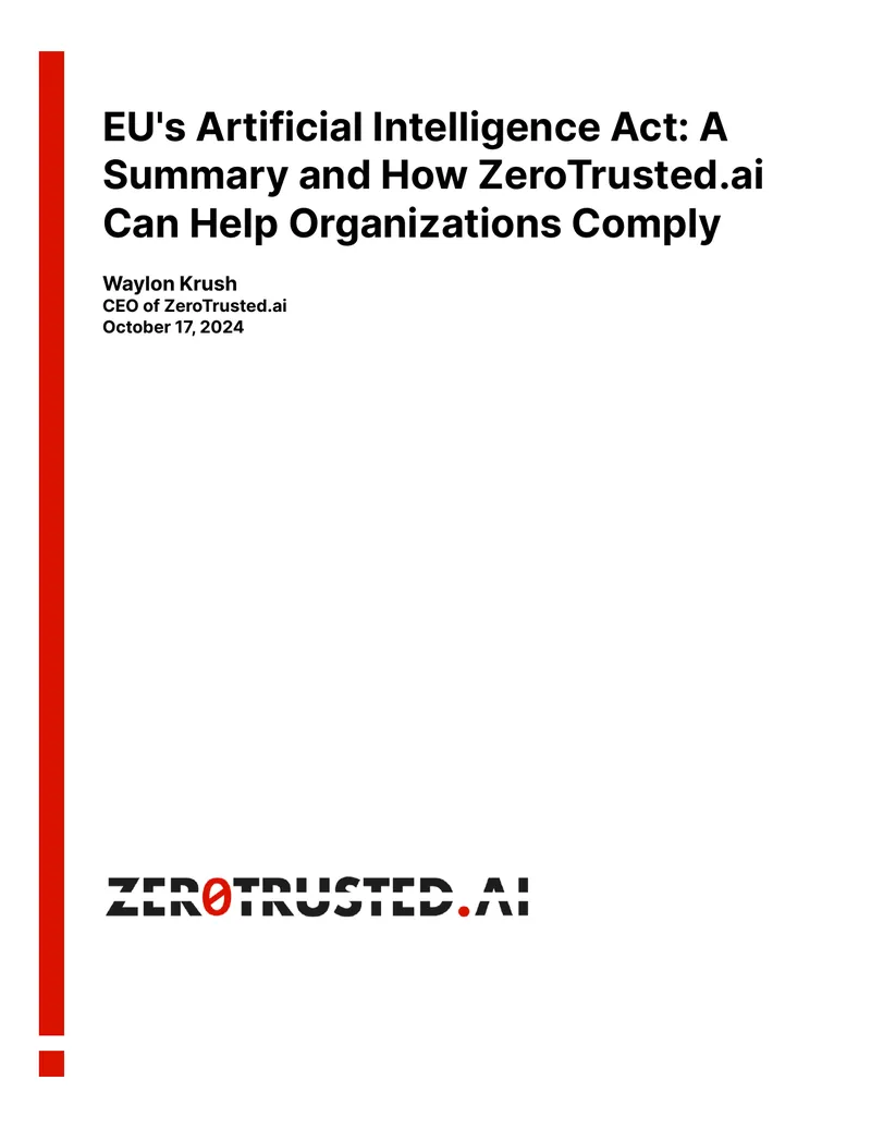 EU Artificial Intelligence Act Compliance Framework