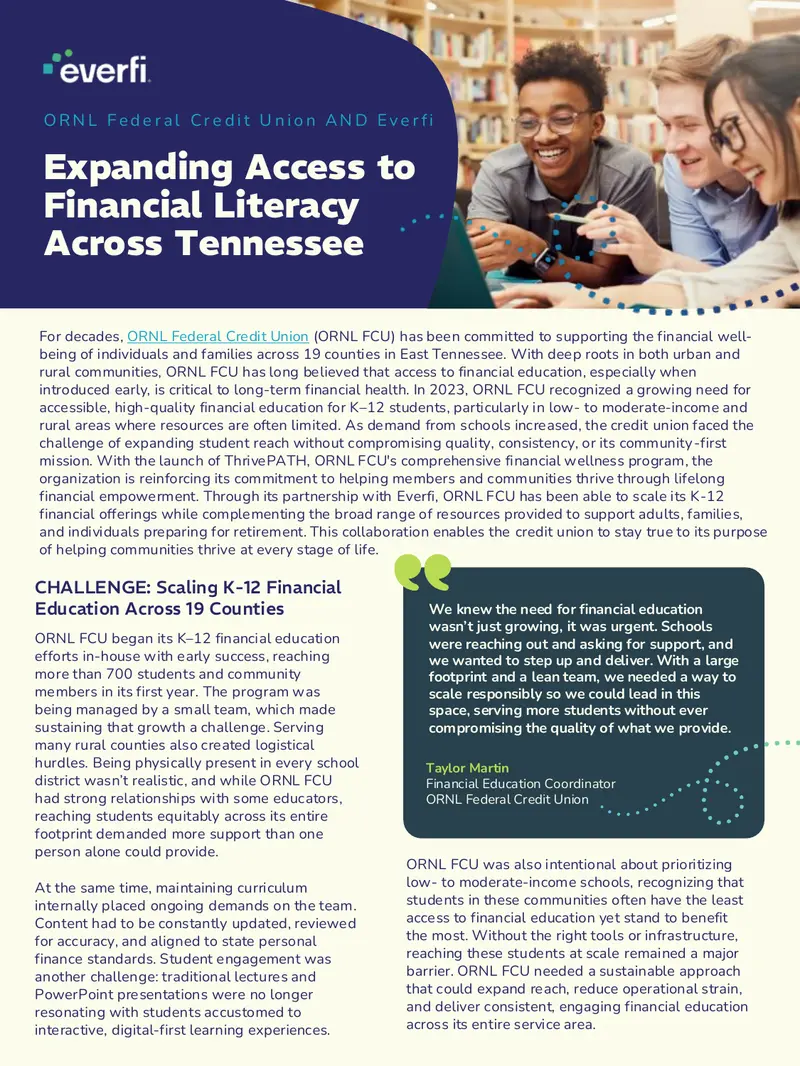 Expanding Access to Financial Literacy Across Tennessee