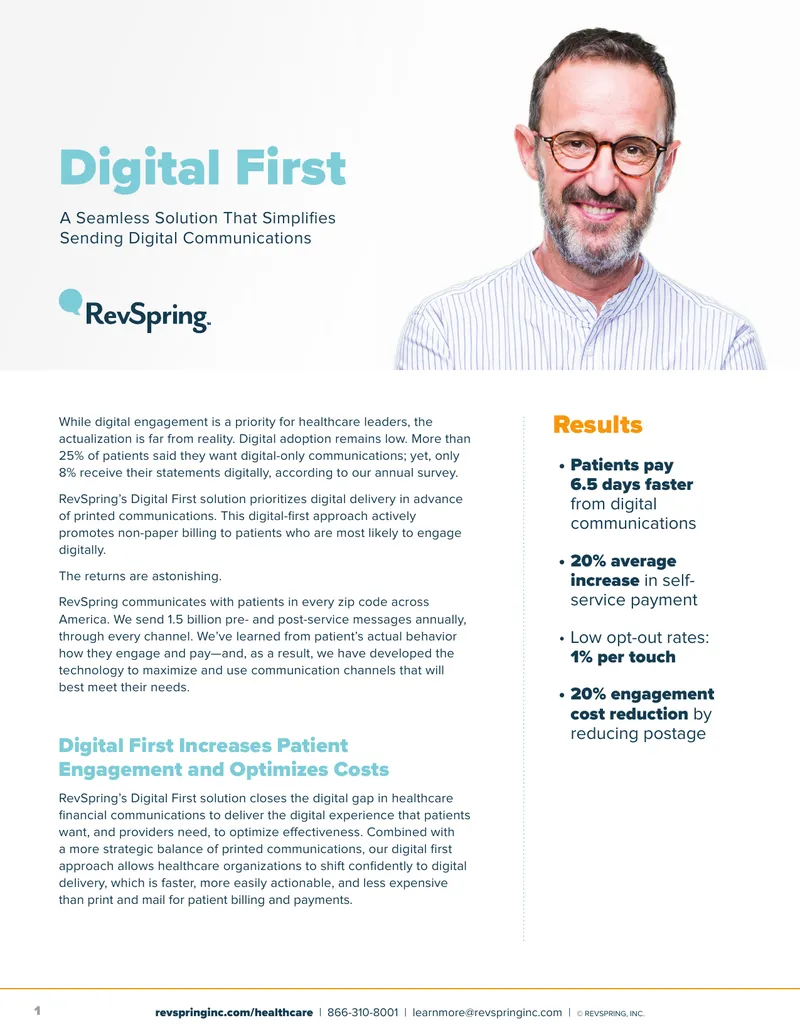 Digital First Solution for Healthcare Communications