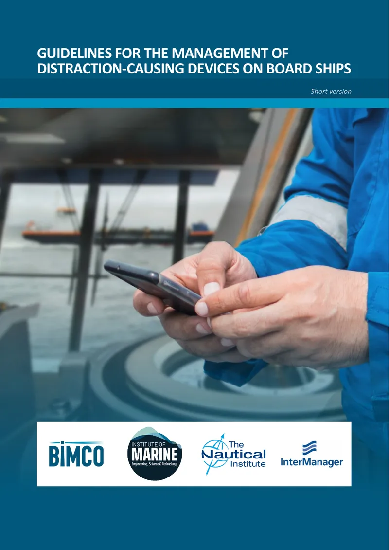 Guidelines for Managing Distraction-Causing Devices on Ships