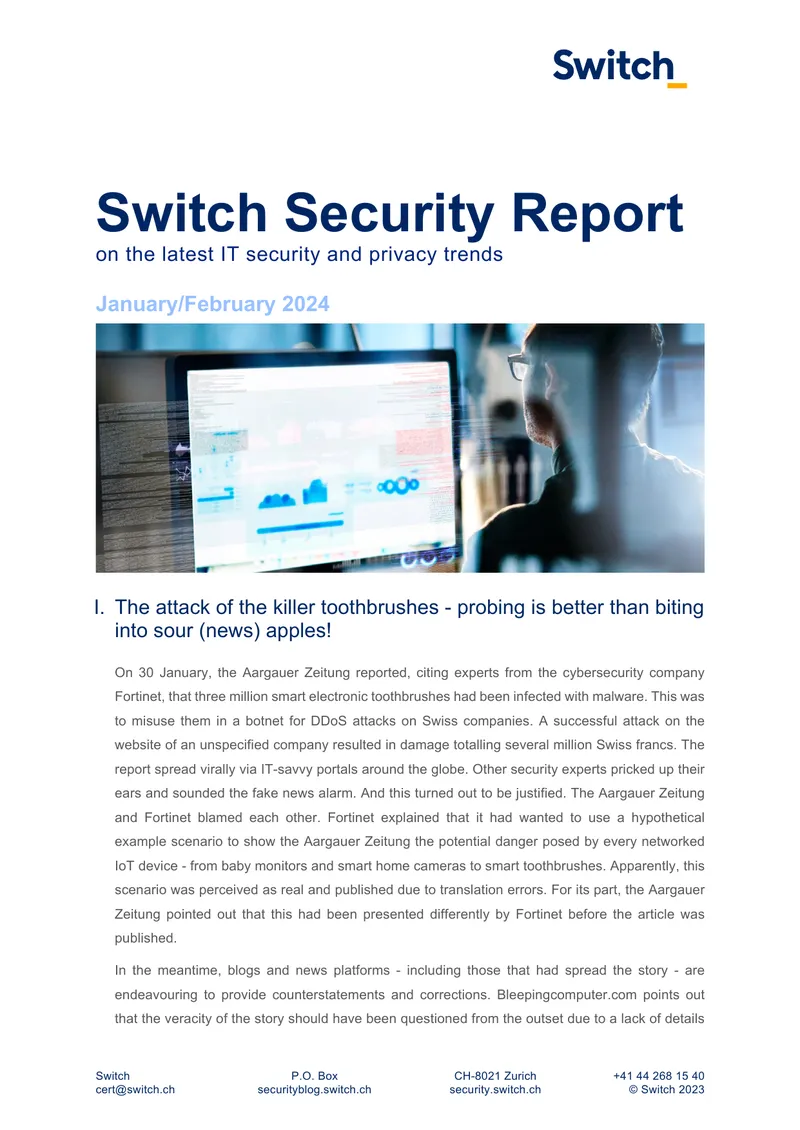Switch Security Report on IT Security Trends