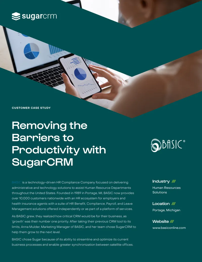 Case Study on SugarCRM Implementation at BASIC