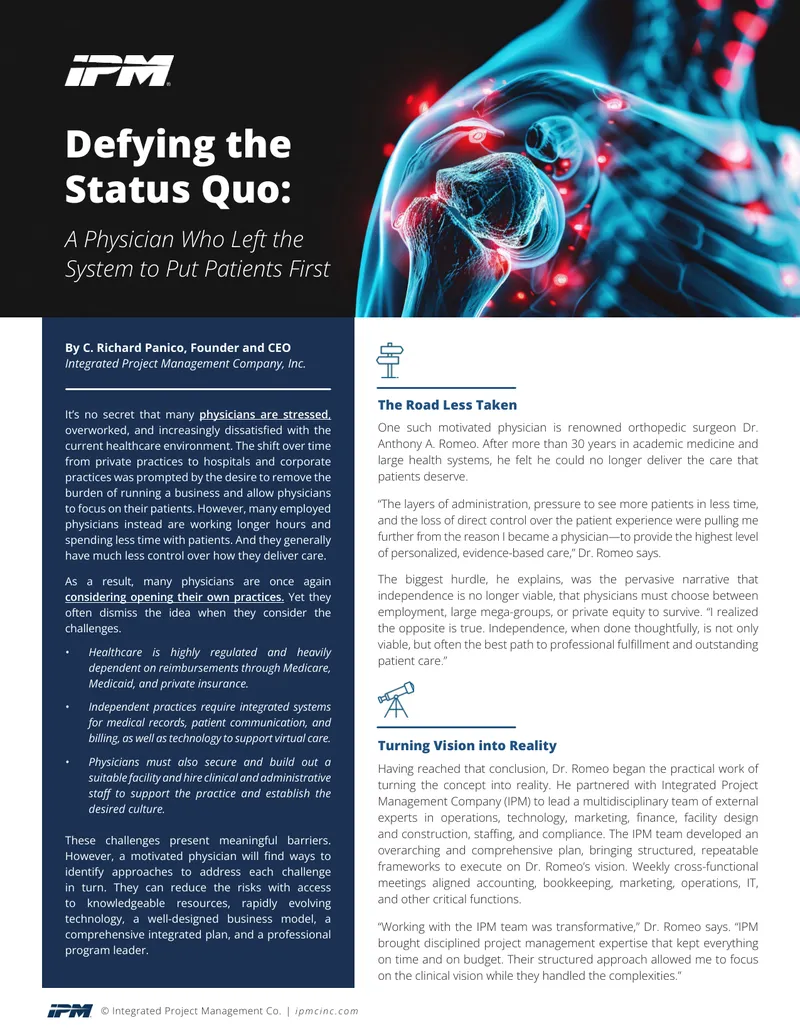 Transforming Healthcare Through Independent Practices