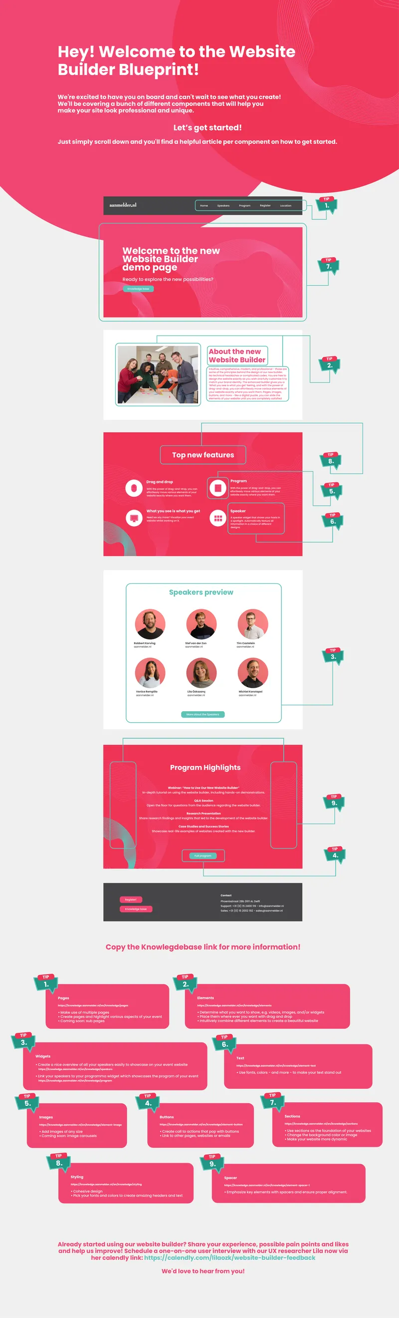 Website Builder User Guide and Features Overview