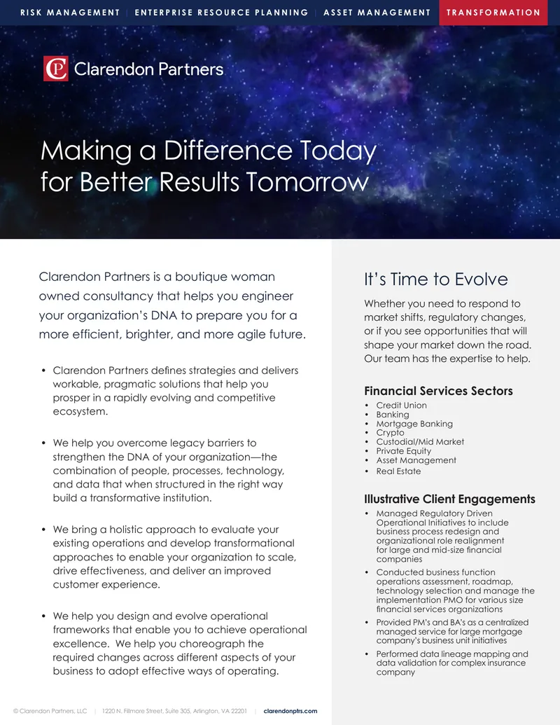 Operational Transformation and Strategy Consulting Services