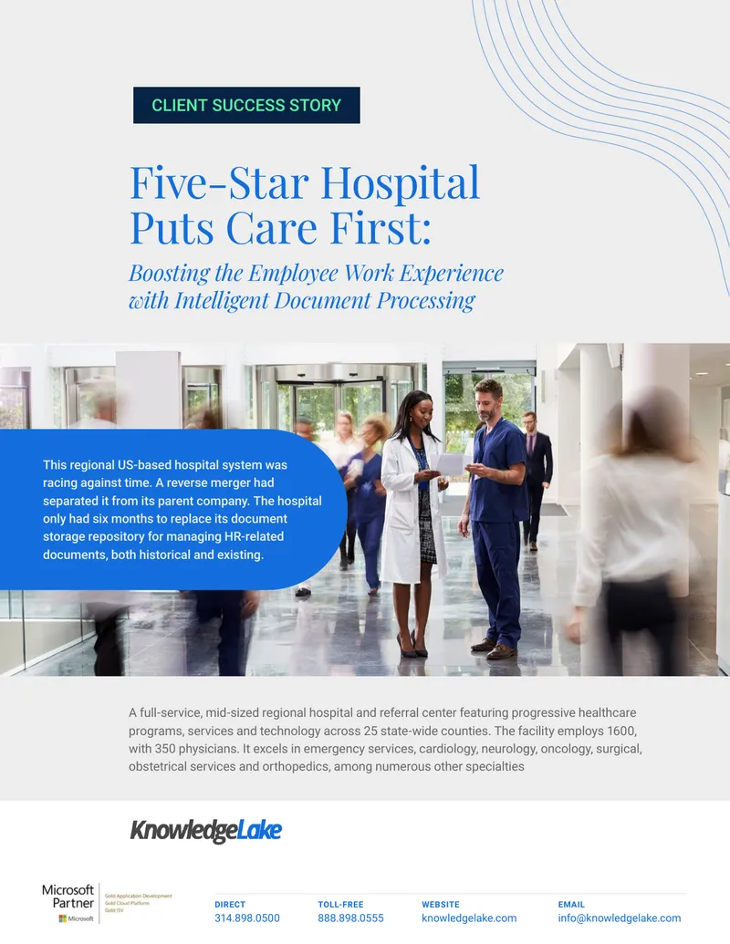 Hospital Employee Document Management Improvement Case Study
