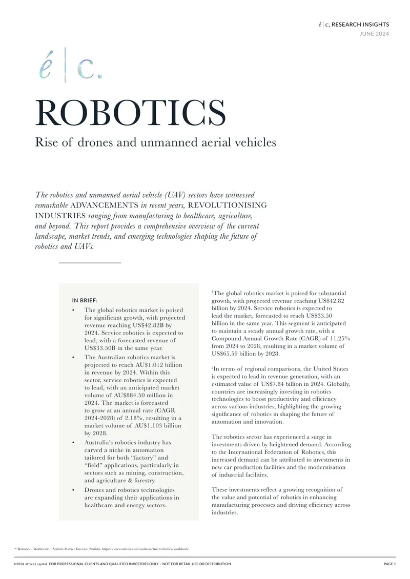 Current Trends in Robotics and UAV Technologies