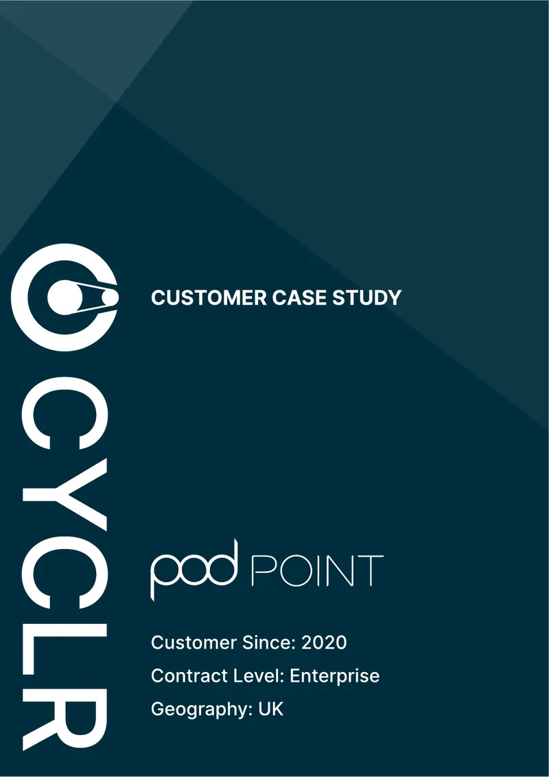 Pod Point Customer Case Study on Cyclr Integration
