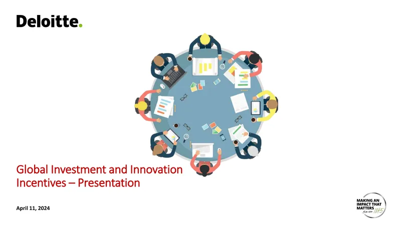 Global Investment and Innovation Incentives Presentation