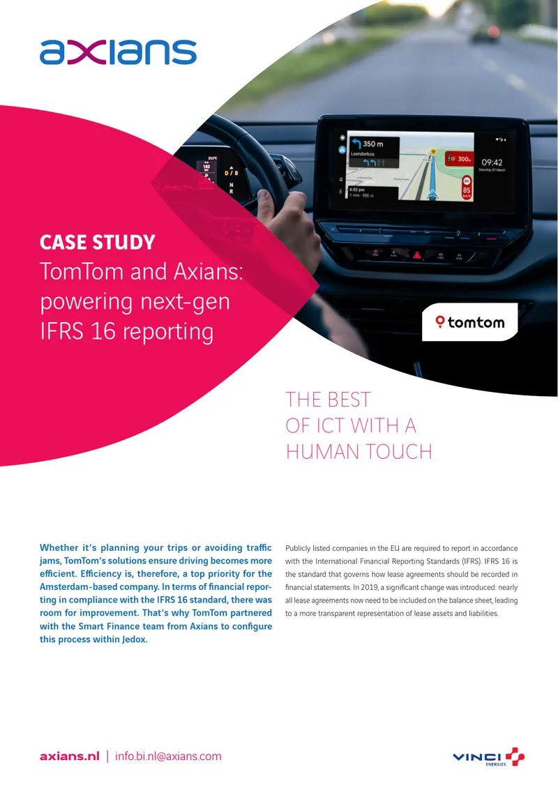 TomTom and Axians IFRS 16 Reporting Case Study