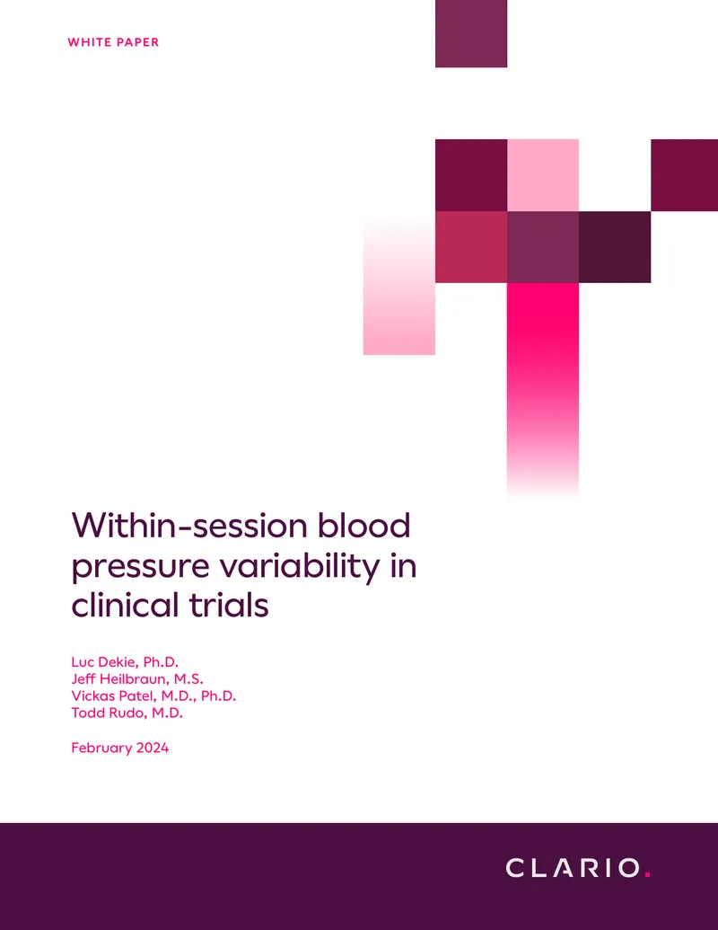 Within-Session Blood Pressure Variability in Clinical Trials