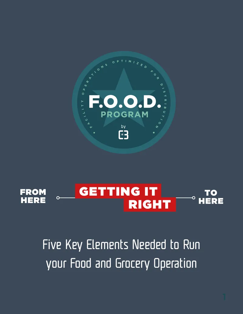 Five Key Elements for Food and Grocery Operations