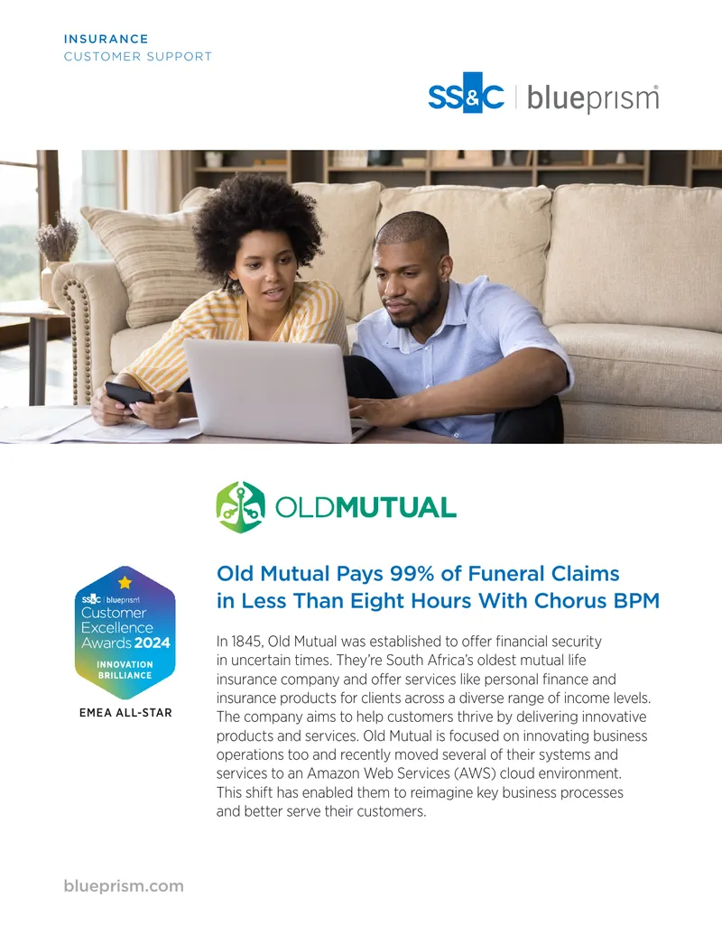Old Mutual Funeral Claims Process Re-Engineering