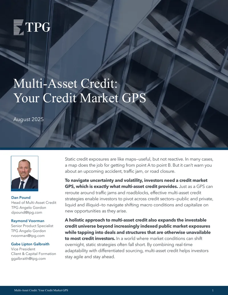Multi-Asset Credit Investment Strategy Overview