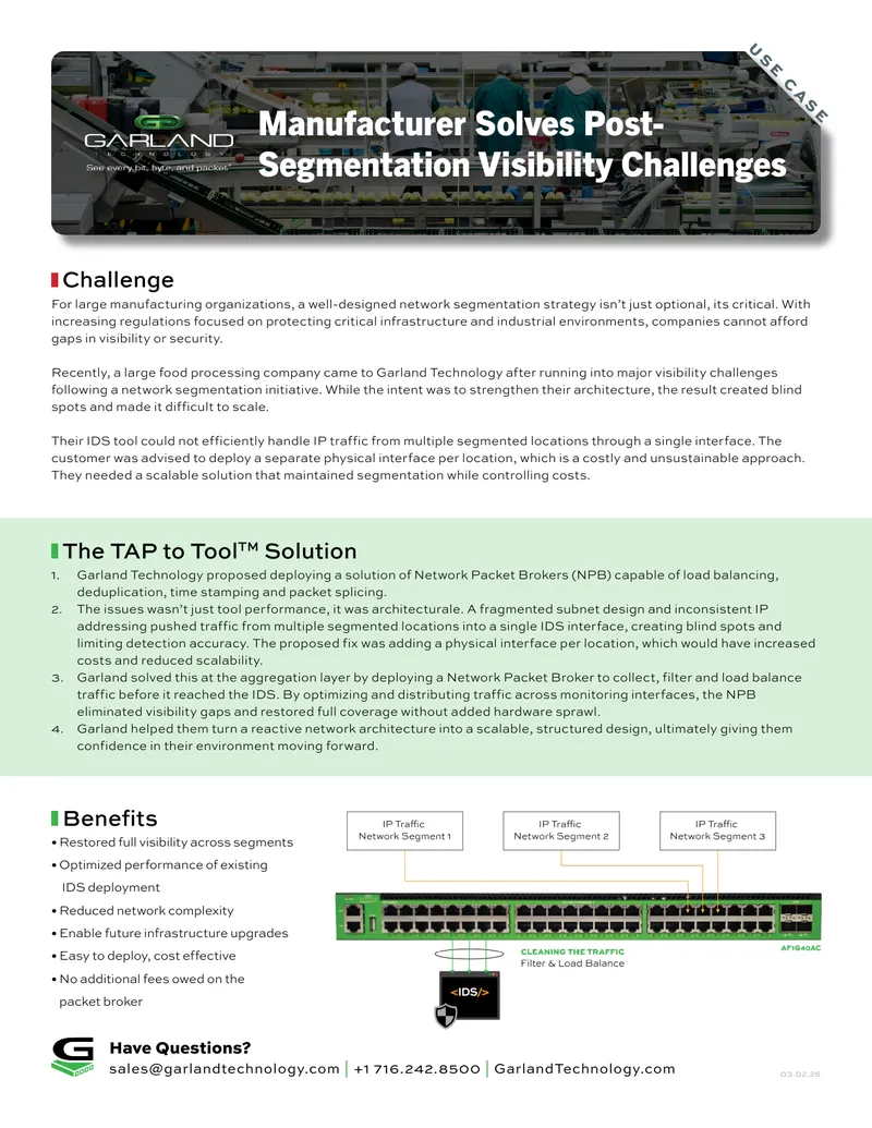 Network Packet Broker Deployment for Visibility Challenges