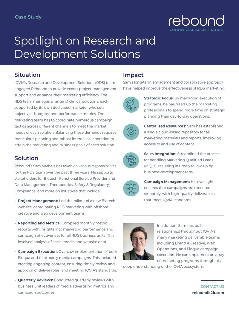 Case Study on RDS Marketing Support