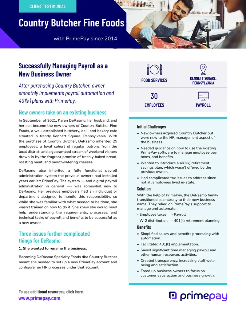 Payroll Management and 401(k) Implementation Case Study