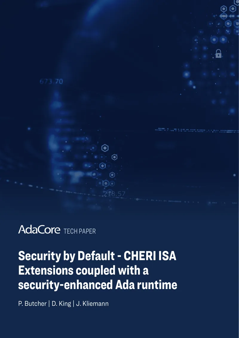 Security by Default with CHERI ISA Extensions