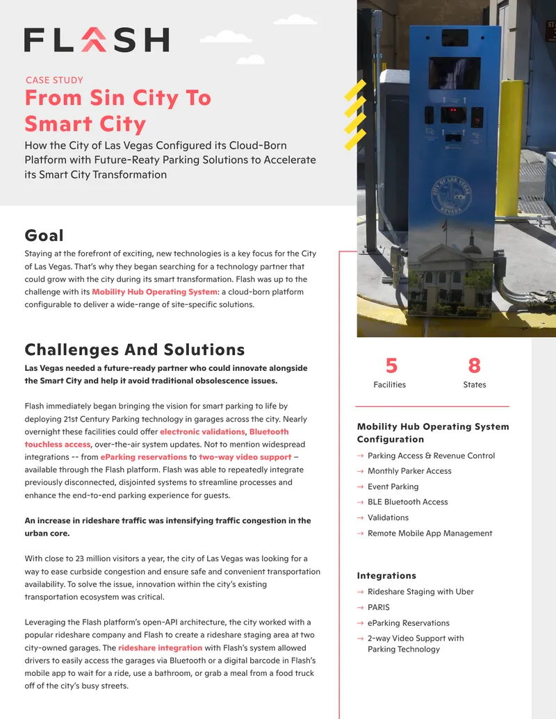 City of Las Vegas Smart Parking Technology Case Study