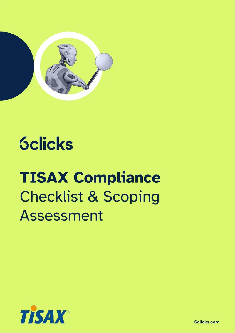 TISAX Compliance Checklist and Scoping Assessment Guide