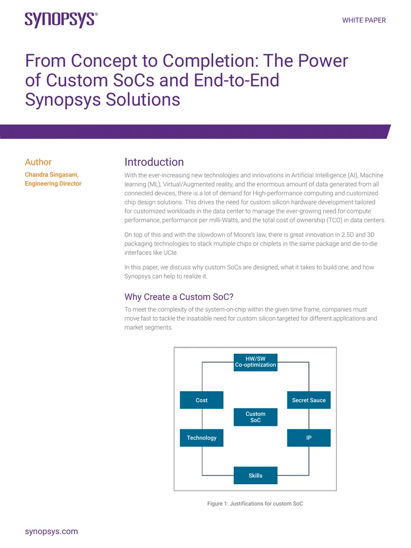 Custom SoC Development and Implementation Framework