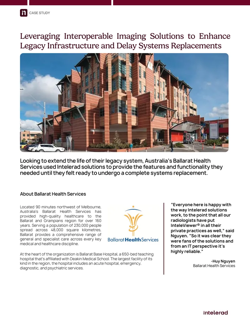 Leveraging Interoperable Imaging Solutions to Enhance Legacy Infrastructure