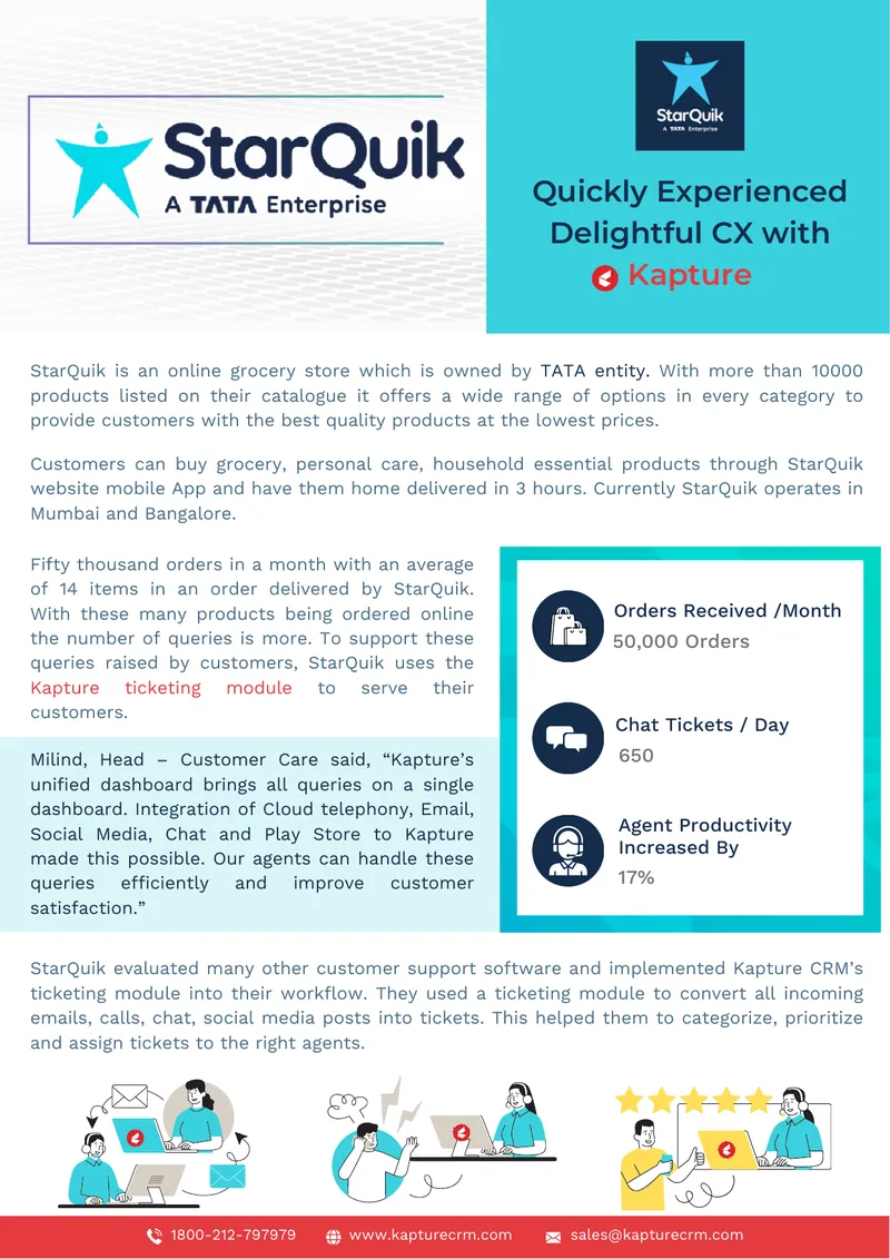 Customer Support Enhancement with Kapture CRM