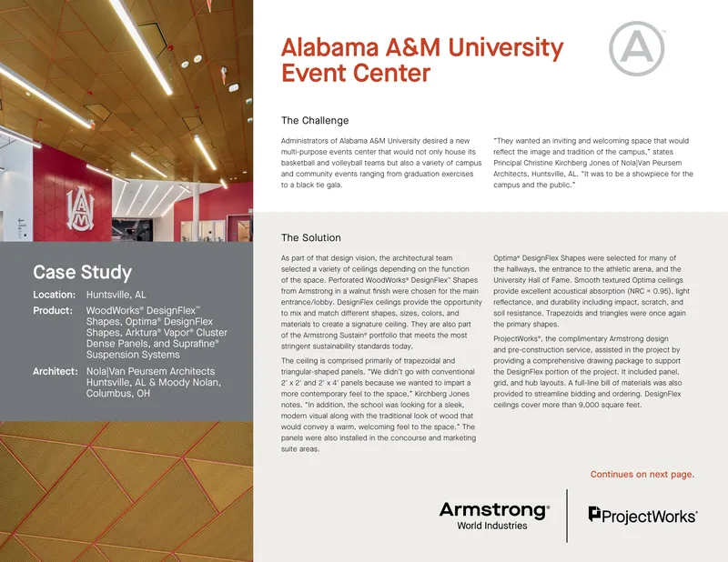 Alabama A&M University Event Center Case Study