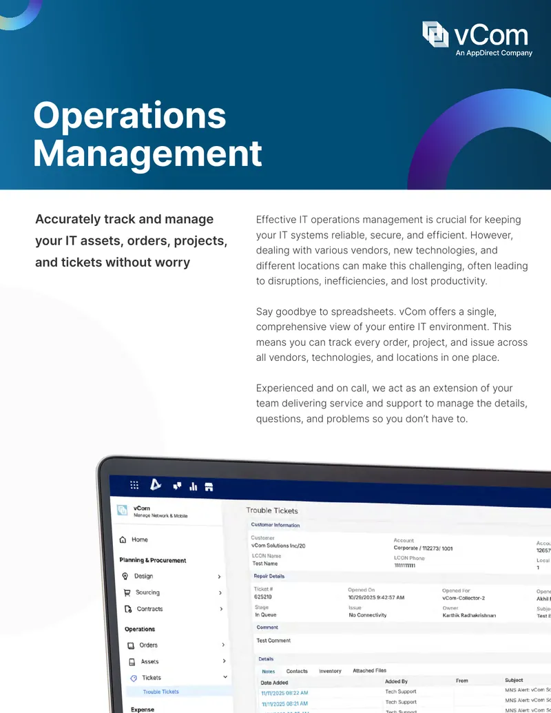 IT Operations Management and Asset Tracking Solutions