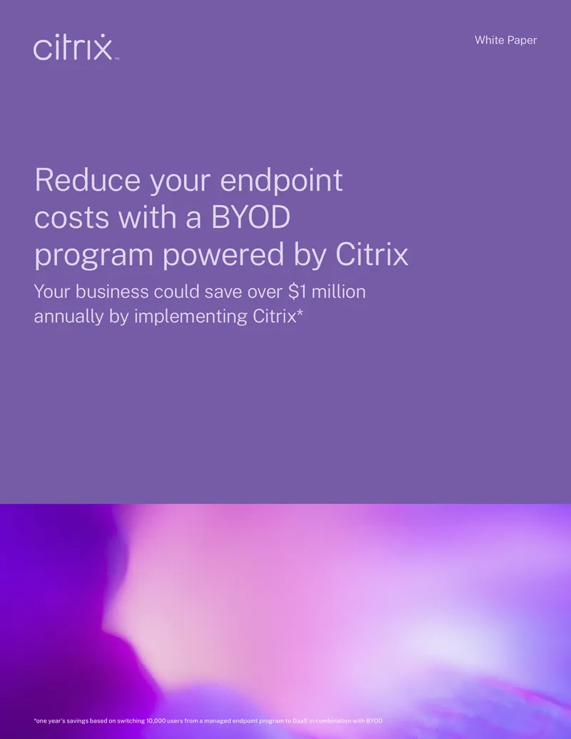 Optimizing Endpoint Costs with BYOD Solutions