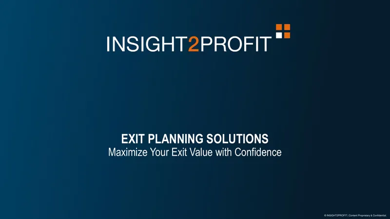 Exit Planning Solutions Framework