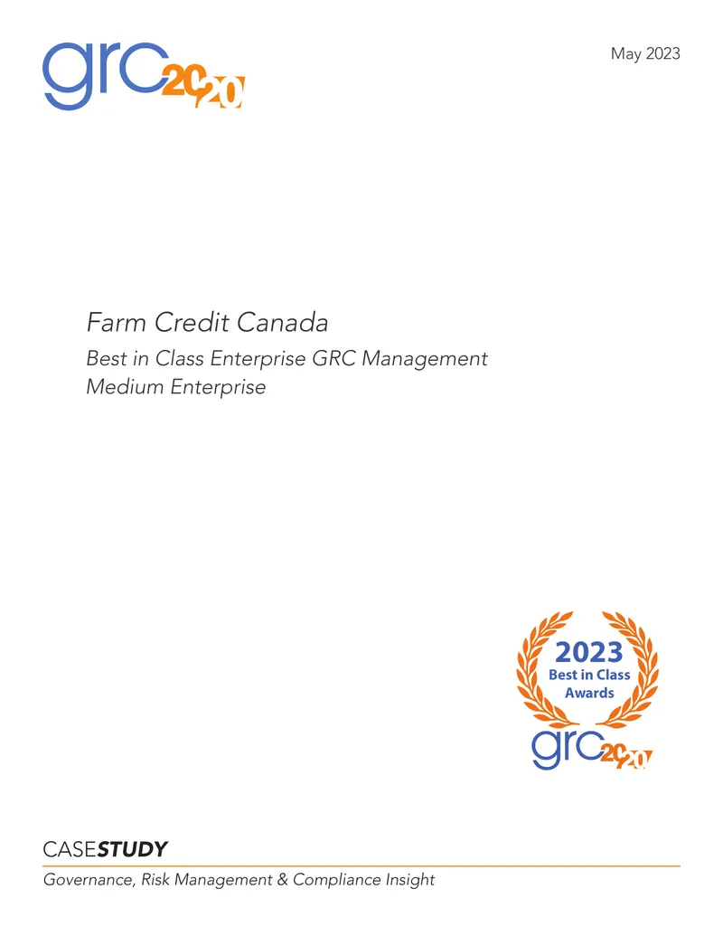 Enterprise Governance, Risk Management and Compliance Case Study