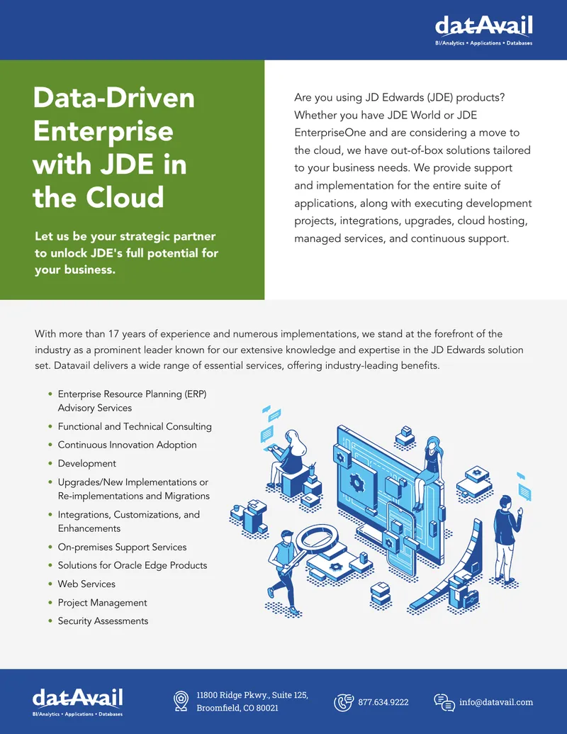 JD Edwards Cloud Implementation and Support Services