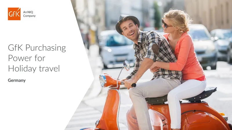 GfK Purchasing Power Analysis for Holiday Travel