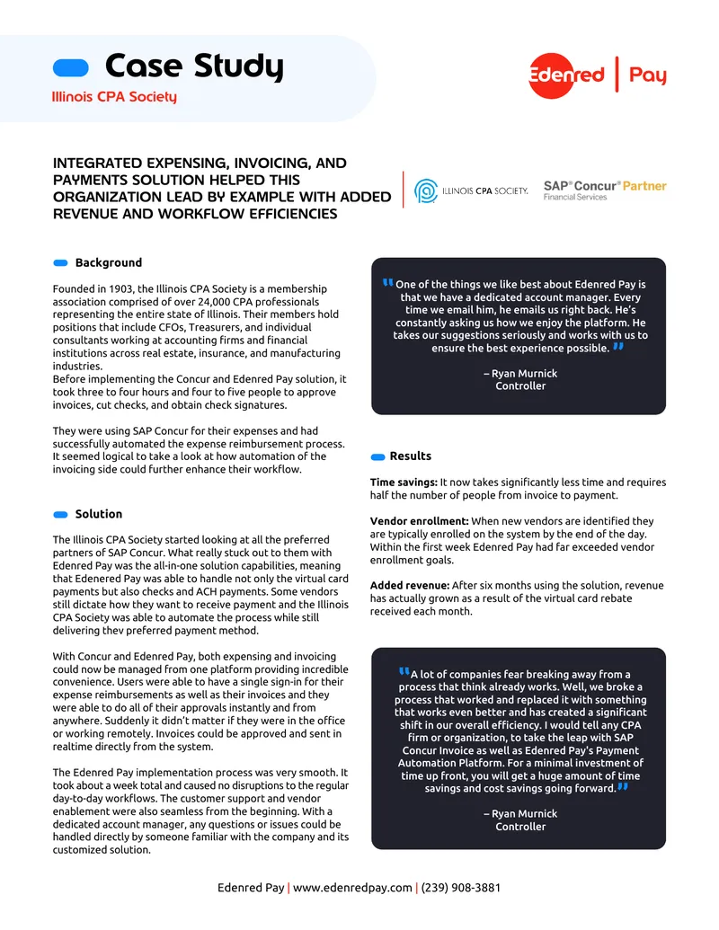 Integrated Expensing and Invoicing Solution Case Study