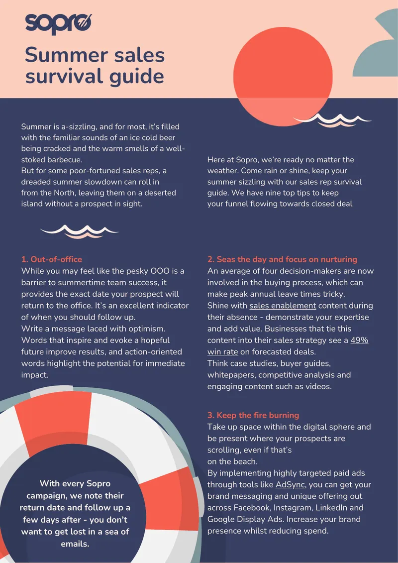 Summer Sales Survival Guide