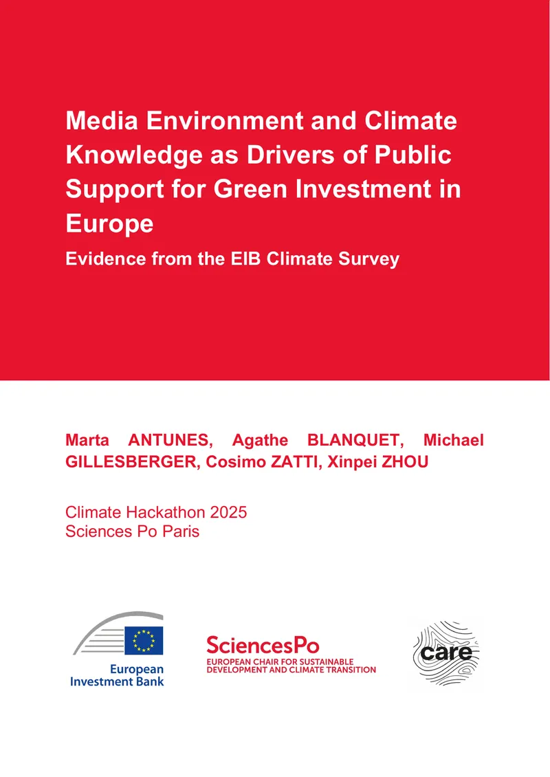Media Environment and Climate Knowledge Drivers