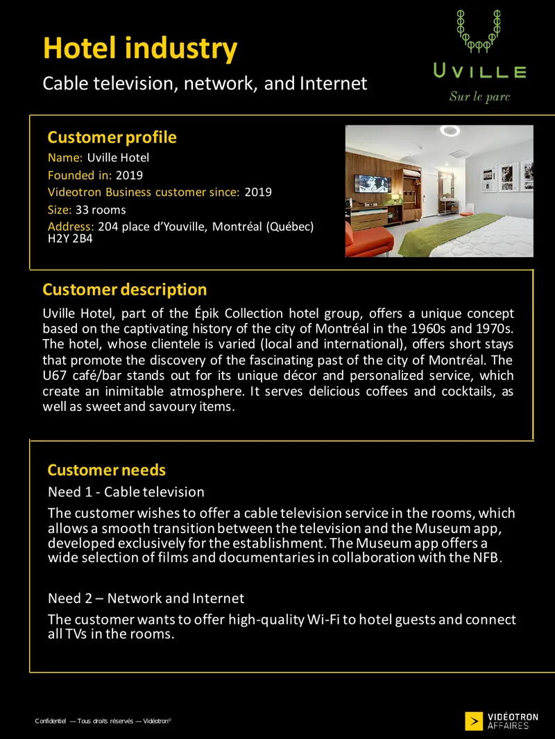Uville Hotel Technology Solutions Proposal